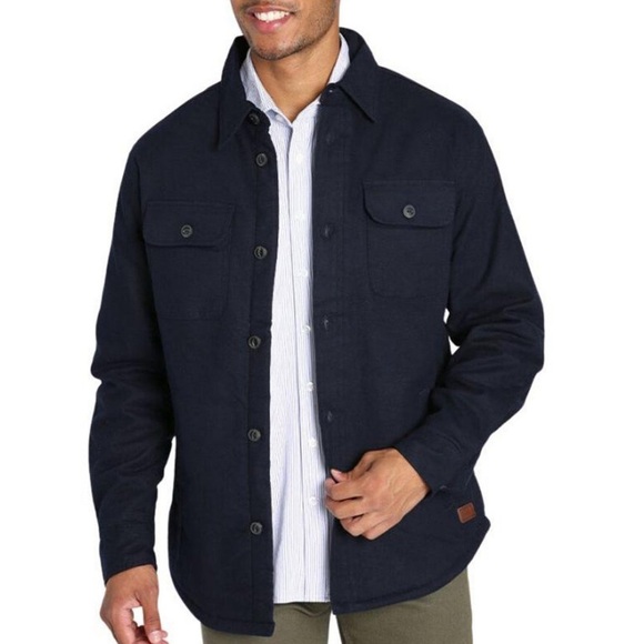 Jachs Other - Jachs Men's Dark Blue Wool blend Shirt Jacket Size M